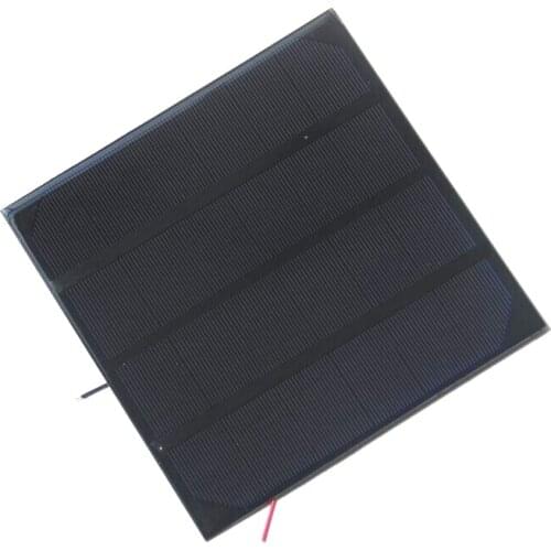 BUHESHUI 4.5W 6V Solar Cell With Cable Solar Panel DIY Solar Charger Solar Module Education Kits 165*165*3MM Free Shipping
