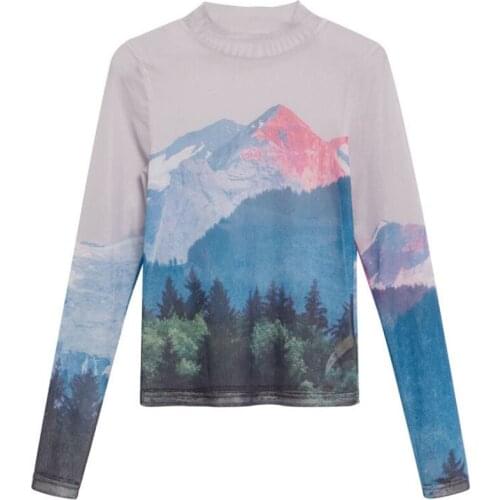 SURUFENG Women's T-shirts With Print