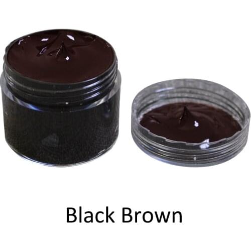 Dark Brown Leather Paint Leather Care Restoration Complementary Color Change Paint for Clothes Shoe Cream Acrylic Paint 30ml