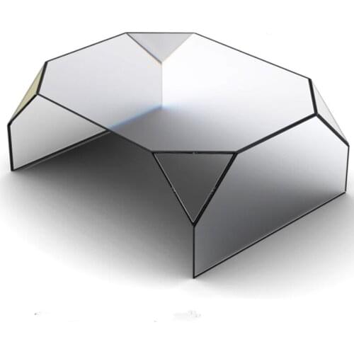 TT Custom Nordic Living Room Special-Shaped Acrylic Fashion Simple Organic Glass Transparent Small Coffee Table Corner Table
