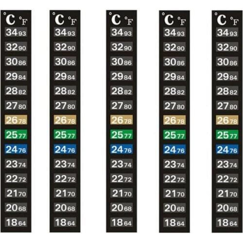 1/3/5PCs Stick-on Digital Aquarium Fish Tank Fridge Thermometer Sticker Measurement Stickers Temperature Control Tools Products