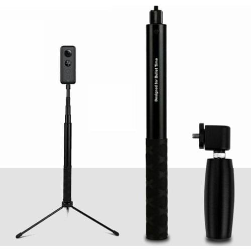 3 IN 1 360 VR Kit Accessories For Insta360 ONE R & One X2 Invisible Selfie Stick Monopod+Insta 360 Rotating Rod Handle Tripod