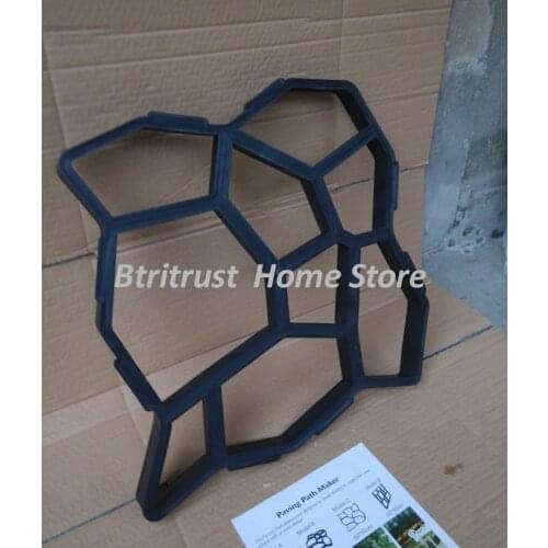 50*50cm Top Quality Outdoor decorative concrete pavement stone moulds