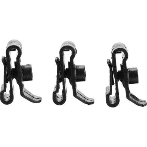 50Pcs Fender Lined Bumper U Nut Fixed Fastener Clips Screw Clamp Retainers For Mazda Toyota Car Body Plastic Rivets Clips