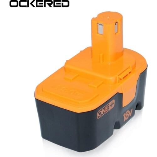Ockered 2.0A 18V 3000mah Replacement Rechargeable Battery For Ryobi ABP1801 ABP1803 BCP1817/2SM Durable Power Tool Batteries