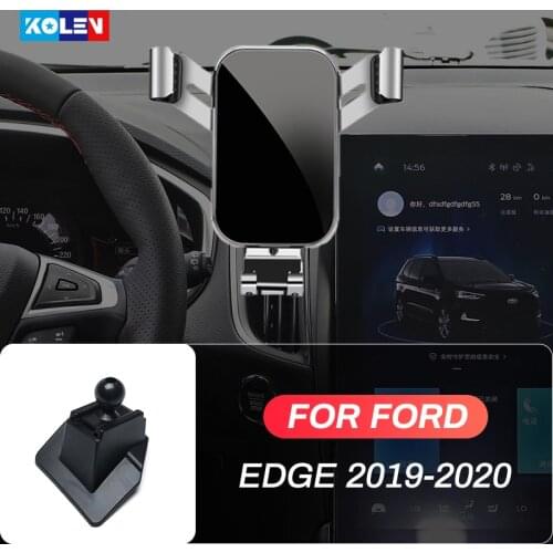 Car Mobile Phone Holder For Ford EDGE 2019 2020 Adjustable Air Vent Mount Special Navigation Bracket 360 Degree Gravity Stand