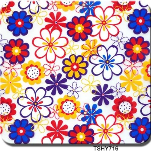Free shipping 0.5mX2m flower pattern film hydrographic CSHY716 hydro dip