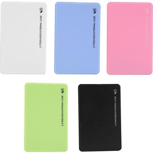 2.5 inch HDD SSD Case USB3.0 to SATA Hard Disk Box 5Gbps Hard Disk Case Mobile External Hard Drive Enclosure for Laptop PC