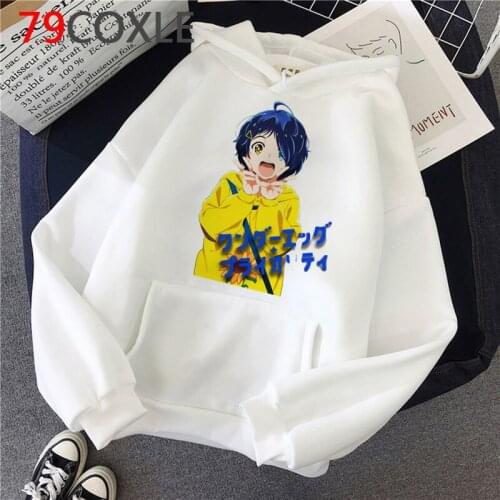 Wonder Egg Priority hoodies women 2021 anime graphic y2k aesthetic female pullover clothing Ulzzang