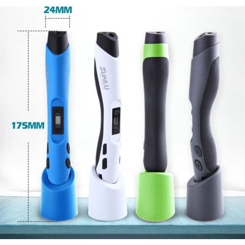 Hot Mini 3D Pen SL-300 Kids Scribble Pens PLA/ABS Filament DIY 3D Printing Tools With LED Screen Chorro 3D Temperture Adjustable