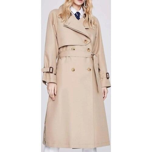 Женские длинные тренчи JINGZHI China At AliExpress