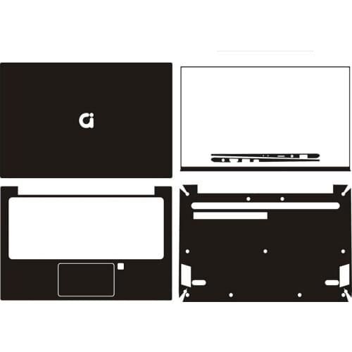 KH Laptop Carbon fiber Crocodile Snake Leather Sticker Skin Cover Protector for Asus ADOL 13U 13.3-inch