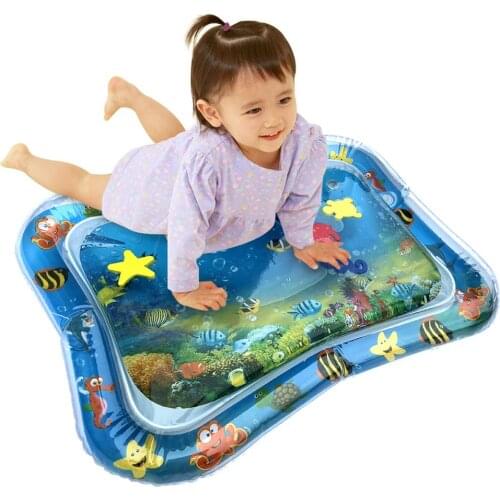 Creative Dual Use Toys Baby Inflatable Patted Pad Baby Inflatable Crawling Water Cushion Water Play Mat Christmas gift