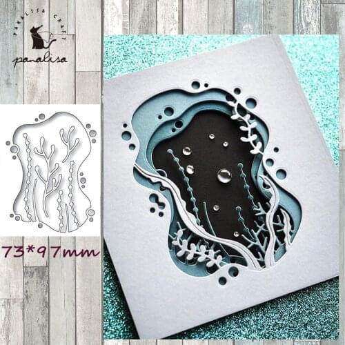 Panalisacraft 3D Fish Aquarium Metal Cutting Dies Craft Dies Scrapbooking Card Making Album Embossing Stencil DieCut Decoration
