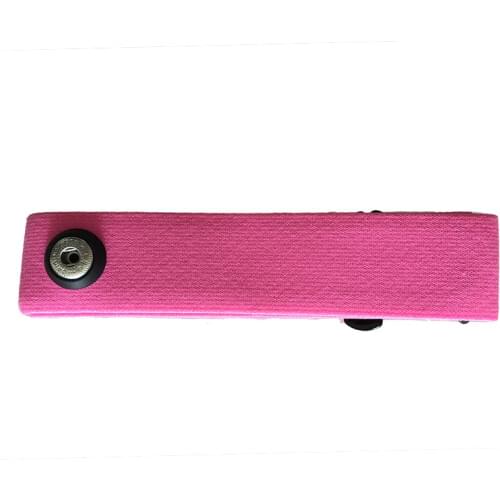 Chest Strap Sport Wireless Heart Rate Monitor Adjustable Cardio Chest Belt Band for Polar Wahoo Garmin Runtastic Cateye, Pink