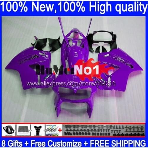 Body For HONDA Interceptor VFR 800RR 800 RR CC 128MC.125 purple full VFR800 RR 98 99 00 01 VFR800RR 1998 1999 2000 2001 Fairing