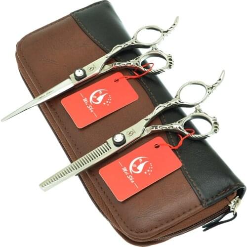 6.0" High Quality Professional Pet Scissors Dog Grooming Shears Animal Hair Cutting Thinning Scissors Dog Accessories A0073A