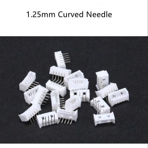 MX1.25mm Connector Female Straight/Curved Needle Socket 2/3/4/5/6/7/8/10P