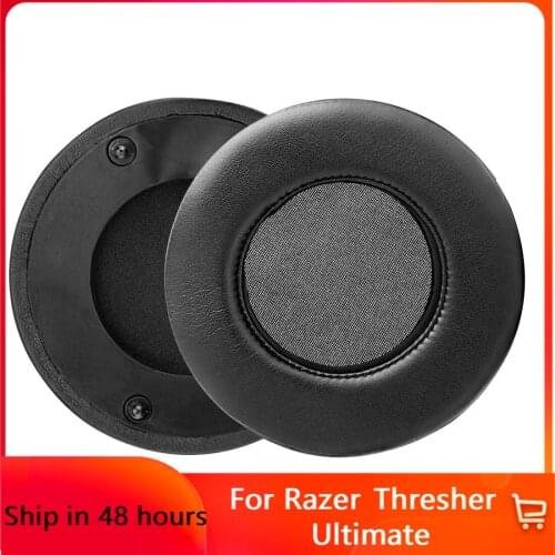 Replacement Earpads for Razer Thresher Ultimate Protein Leather Ear Pads Cushion for Razer Ultimate 7.1 Headset Repair Parts