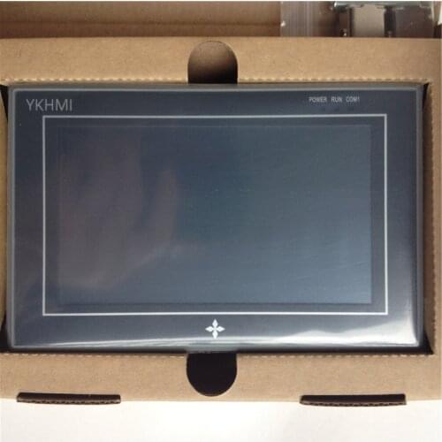 All-in-one 7 inch HMI PLC integrated 800*480 Touch Screen for Mitsubishi FX or Delta, I/O NTC K Thermocouple PT100 Optional