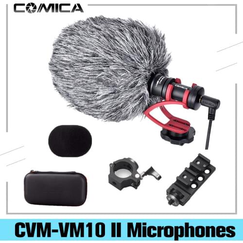 Comica CVM-VM10 II Video Microphone Directional Shotgun on Camera MIC for DJI OSMO Smartphone GoPro Micro Smartphone Recording