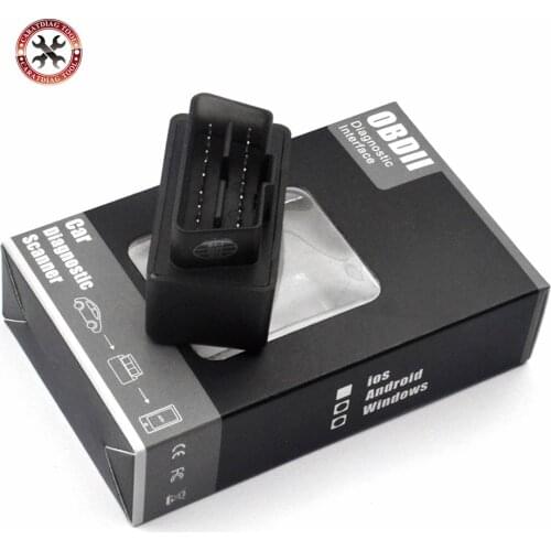 100% 25K80 Mini ELM327 Bluetooth V1.5 OBD2 Car Diagnostic Tool ELM 327 Bluetooth For Android/WindowsFor OBDII Protocols