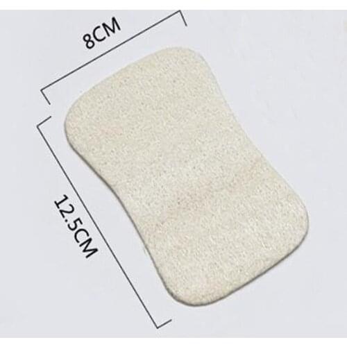 1000pcs/package Home kitchen supplie cleaning Natural loofah Dishwashing scouring pad No oil Dishwasher Brush Dishwasher Sponge