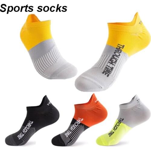 2021 New Spring Summer Men Women Sports Running Socks Protective Ankle Socks Thin Breathable Deodorant Fitness Short Socks Male