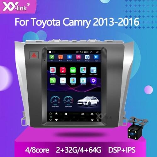 9.7 inch tesla stlye touch screen android 10.0 Car radio for Toyota camry 2013-2016 GPS Navigation multimedia player autoradio
