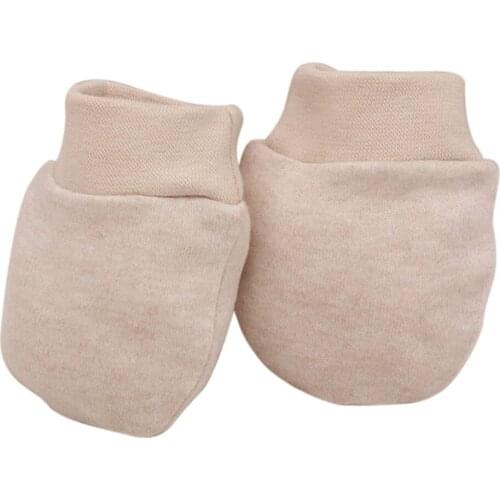 ARLONEET 1 Pairs Baby Infant Boys Girls Anti Scratch Mittens Soft Newborn Gloves solid glove CS19