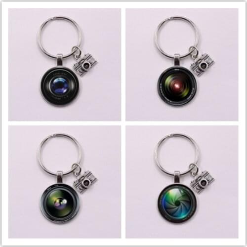 Popular Keychain Camera Pendant with SLR Lens Photographer SLR Enthusiast Keychain Personality Jewelry Gift Between Friends