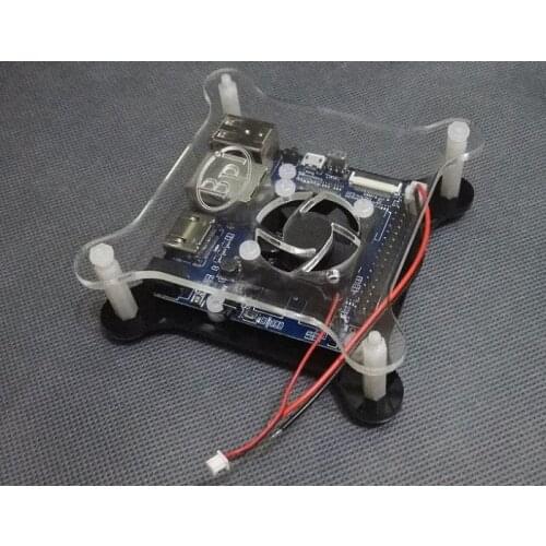 BPI-M2+ Acrylic case with Fan only for Banana Pi M2 Plus board