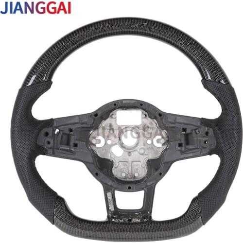 Steering Wheel Fit For Volkswagen Mk7 / VW GTI r Line 100% high-quality Carbon Fibre Steering