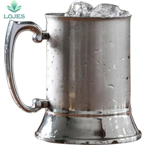 400ml Double Walled Stainless Steel Mug Beverage Cup Mug Rolling Cup Blue Blazer Mug