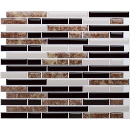 EasyTiles Peel And Stick Kitchen Waterproof Backsplash, Restaurant Decorative Wall Tiles, Home Decorations- 1 Sheet