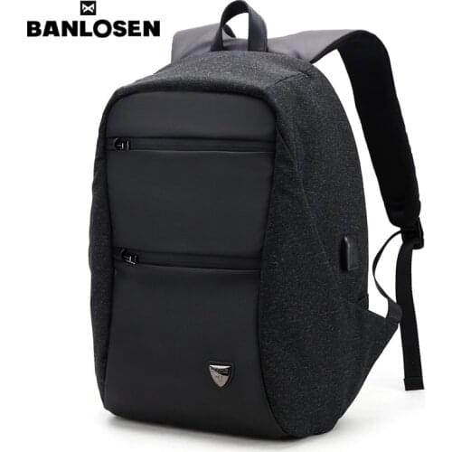 New Men Backpack For 15 inches Laptop Backpack Large Capacity School Bag Anti-Thief Backpack Casual Style Bag USB Charging
