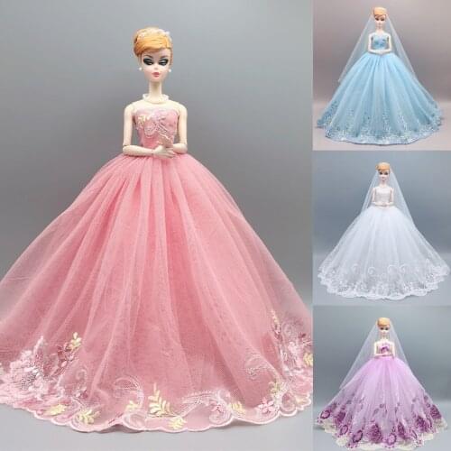 30cm Doll Dress Fashion Clothes handmade outfit For Barbie Doll Accessories Baby Toys Best Girl' Gift