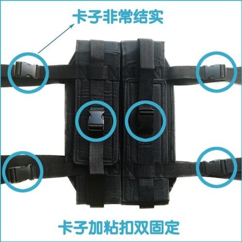 Home Use Pelvis and Lumbar Traction Belt with The Drop-down Fastening Tape Strain of Lumbar Disc Herniation