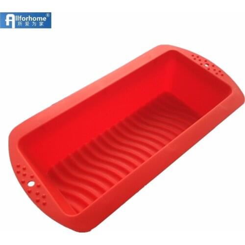 9 inch Rectangle Silicone Cake Baking Mold Cake Pan Bread Loaf Tray Toast Making Mold Cake Mould Multifunction Bakeware