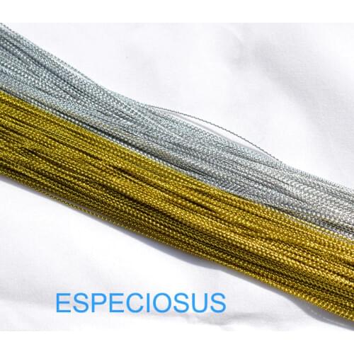 DIY Accessories 1MM Beading Cord Gold Color And Silver Color Packing Departments Cord String Strap Rope For Bracelet Making 95M