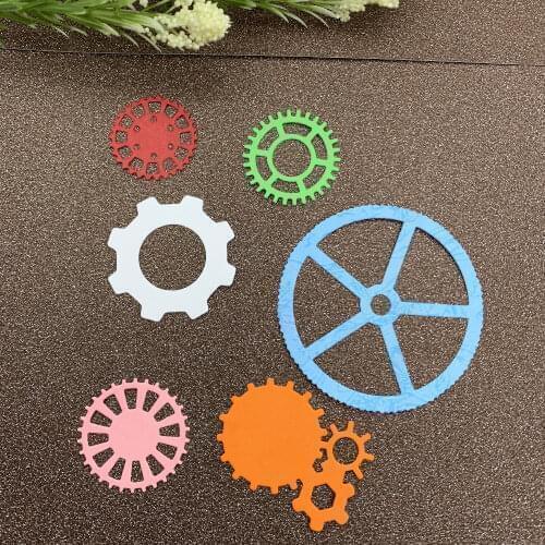 Gear tooth Cutting Dies DIY Embossing Dies Cutter Craft Paper Card Scrapbooking Making Cut Die Mold