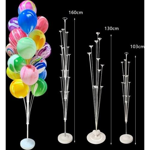 11/13/19 Tubes Balloon Stand Holder Column Confetti Balloons Birthday Party Decoration Kids Baby Shower Wedding Decor Baloon