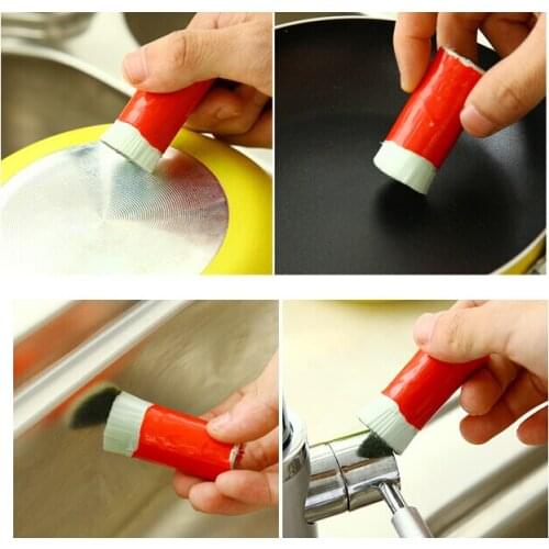 2pcs Wash pot brush Stainless steel magic stick Stainless steel magic stick metal cleaning wipe pot ferroxyl kitchen +B A1-19