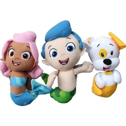 3 Style Bubble Guppies Cartoon Plush Doll Toys16cm