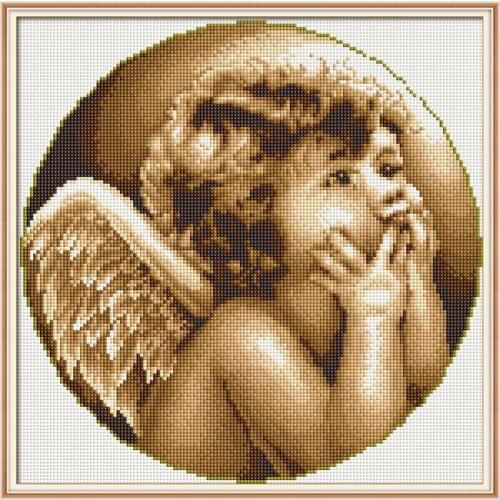 Everlasting Love A Lovely Cherub 3 Chinese 5d Diamond Painting Full Square Christmas Decorations For Home Wedding Decoration