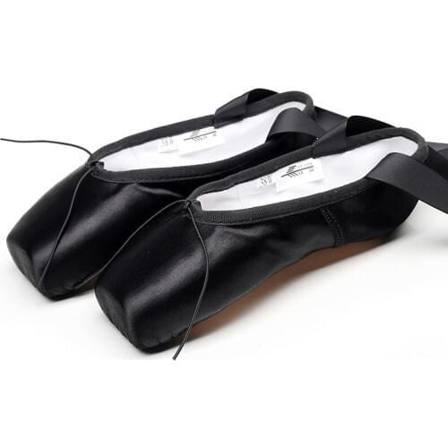 Satin Ballet Dance Shoes Pointe Dance Shoes Russian Style Hard Ballet Shoes