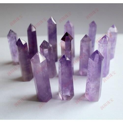 Brazil Natural Fluorite Crystal Colorful Striped Fluorite Quartz Crystal Stone Point Healing Hexagonal Wand Treatment Stone