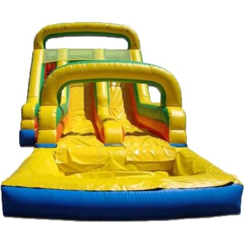 Inflatable childrens amusement slide inflatable pool slide water slide