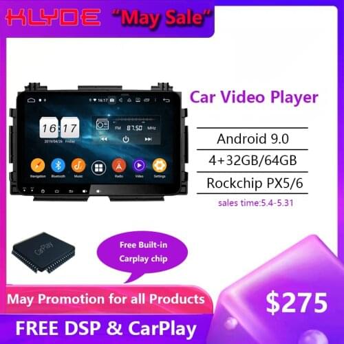 KD-1038 klyde 10.1 inch Touch Screen Car radio audio Player for VEZEL HR-V 2013-2019 WIFI BT G4 Navigation GPS