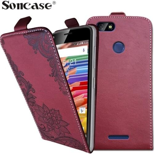 3D Stereo Embossing lace flower butterfly flip up and down leather phone bag cover case for Highscreen Expanse